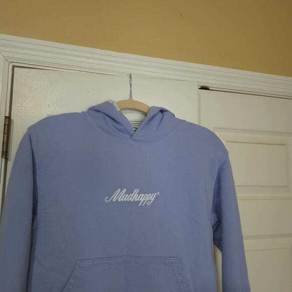 Madhappy Classic Cotton Hoodie in Lilac / Lavender Size XS - Picture 2 of 6
